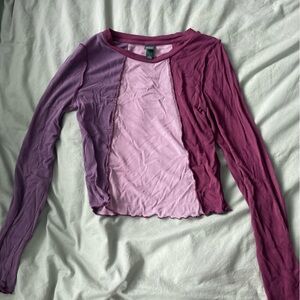 Whimsigoth purple top